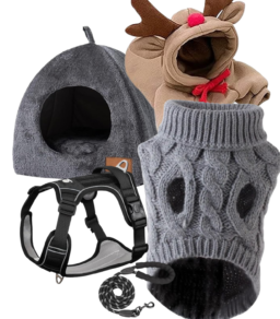 Collage de fotografías vertical de animales marrón7